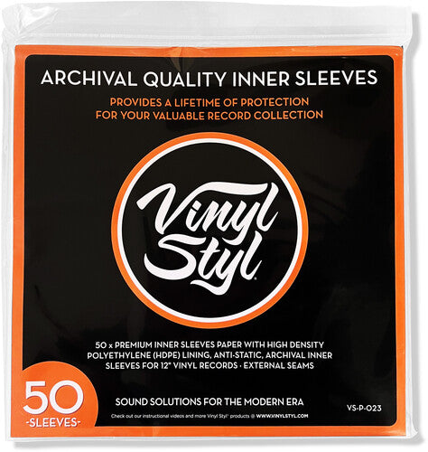 Vinyl Styl Archival Quality Paper HDPE Lined Inner Sleeves