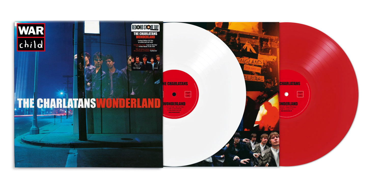 RSD 2025 - The Charlatans - Wonderland (RSD Exclusive White/Red 2LP)