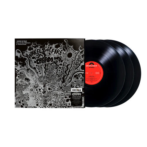 RSD2026 - Cream - Wheels Of Fire: Live At The Fillmore Auditorium & Winterland Ballroom, March 1968 (3 x Vinyl, LP, Album, Remastered, Expanded Edition)