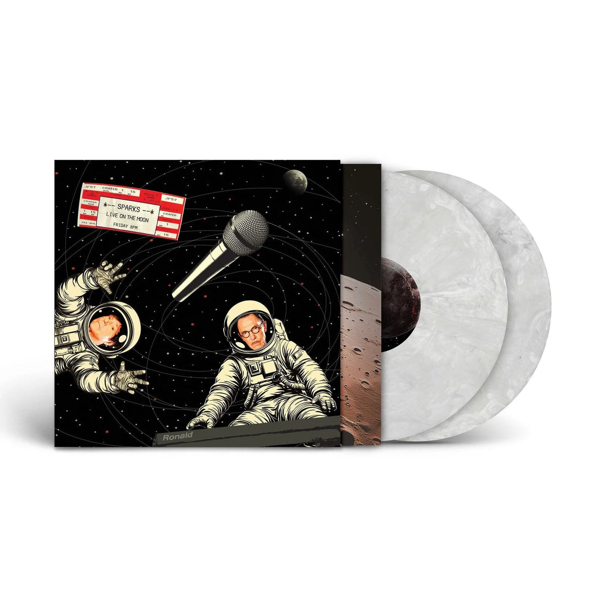 Sparks - Live On The Moon (2LP, Moon-Coloured Vinyl)