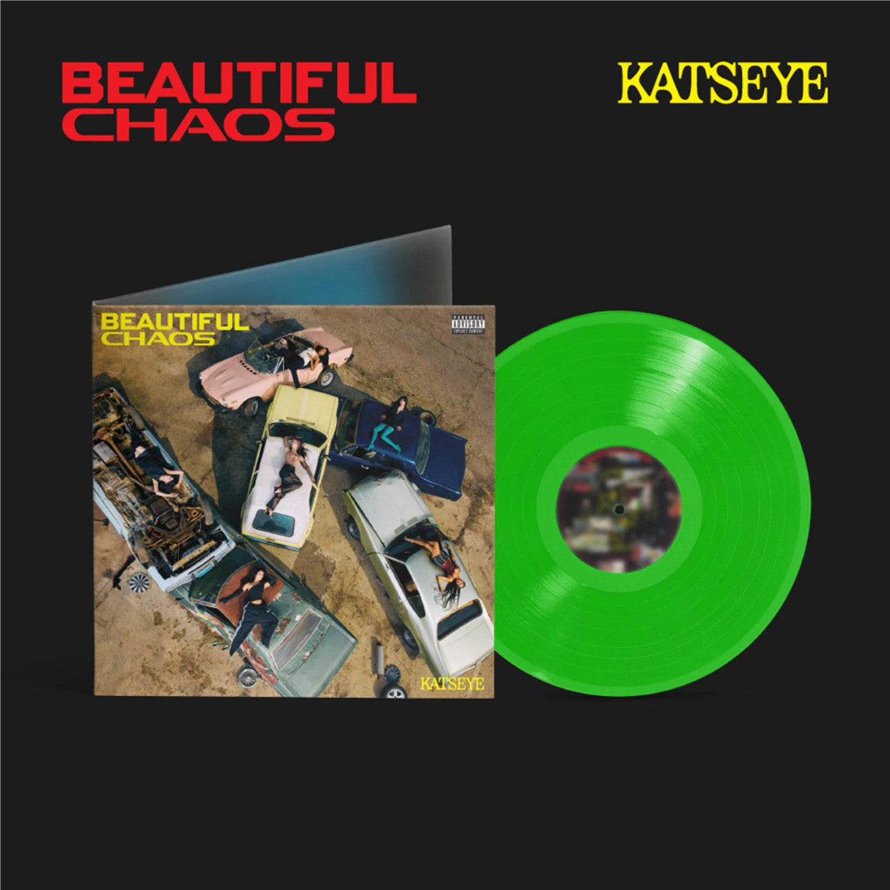 Katseye – Beautiful Chaos (Vinyl, 12" EP, Chaotic Version, Neon Lime)