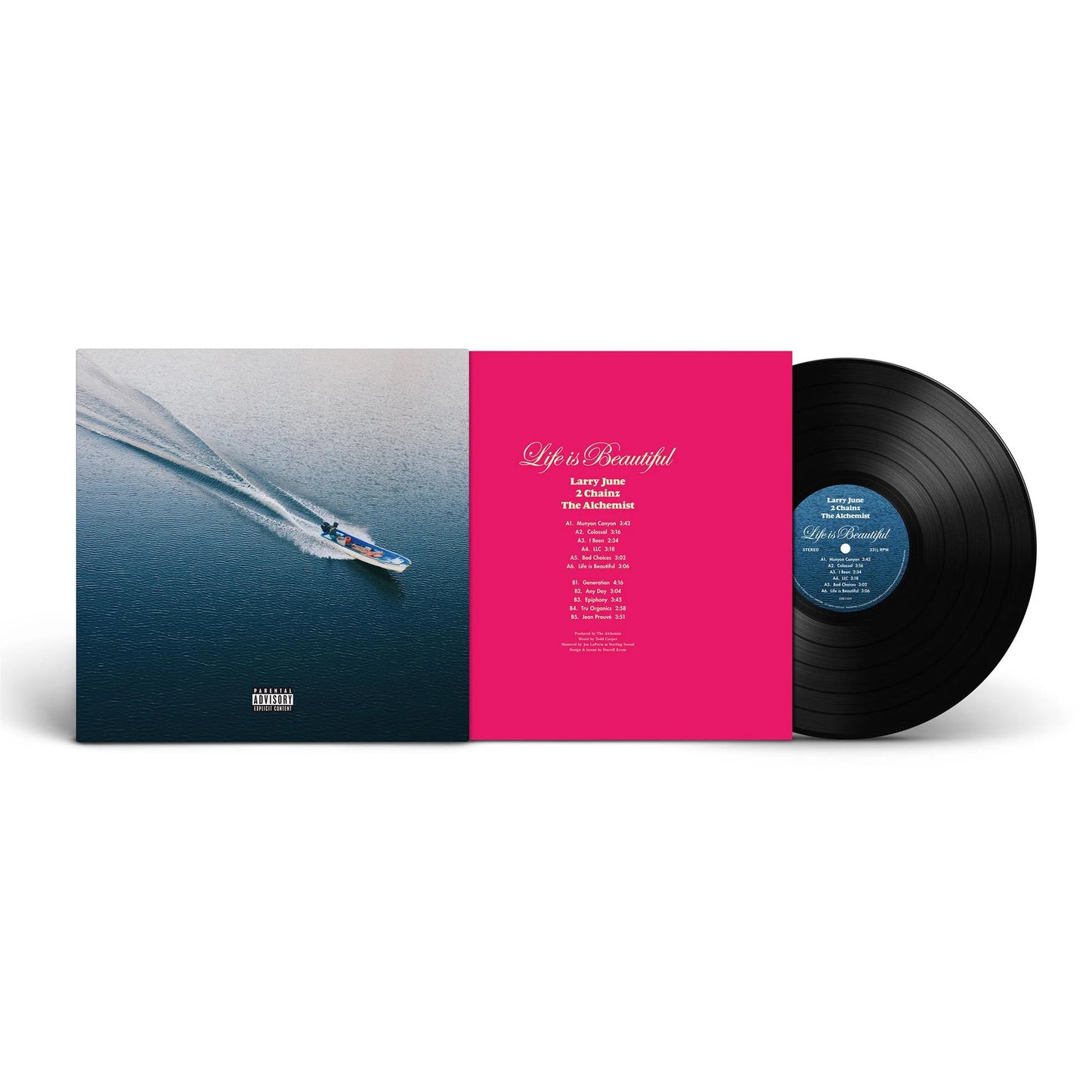 Larry June, 2 Chainz & The Alchemist - Life Is Beautiful (LP)