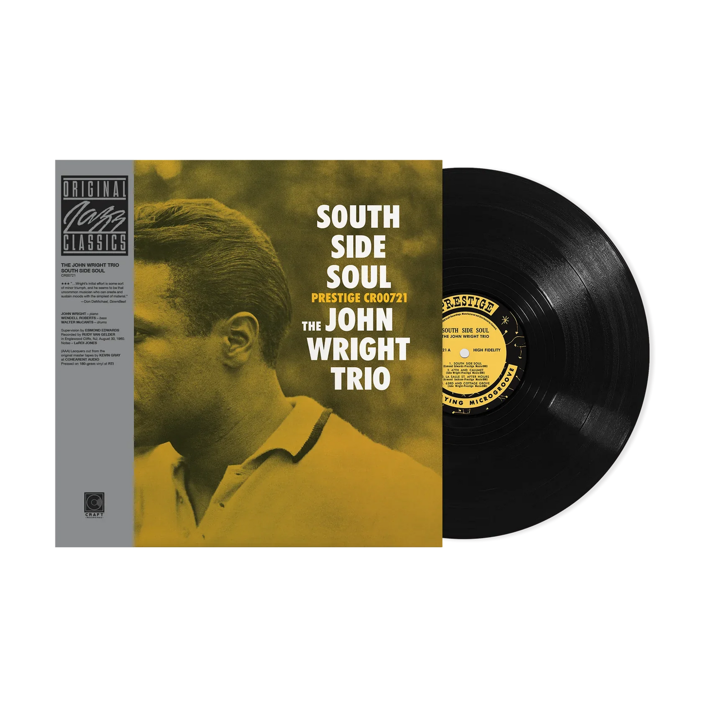 John Wright Trio - South Side Soul (Original Jazz Classics Pressing)