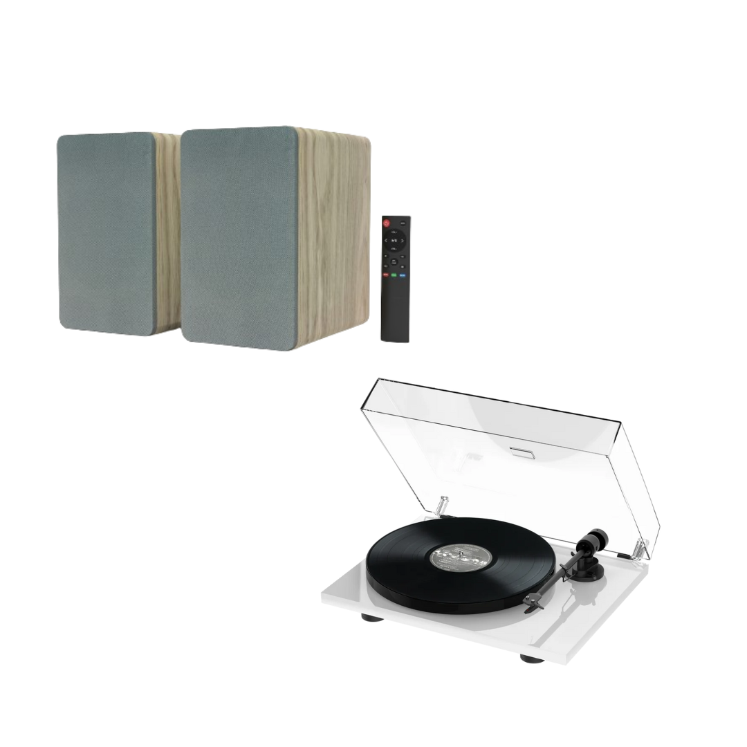 Pro-Ject E1 Turntable & Silcron SLR05 Speakers Package Deal