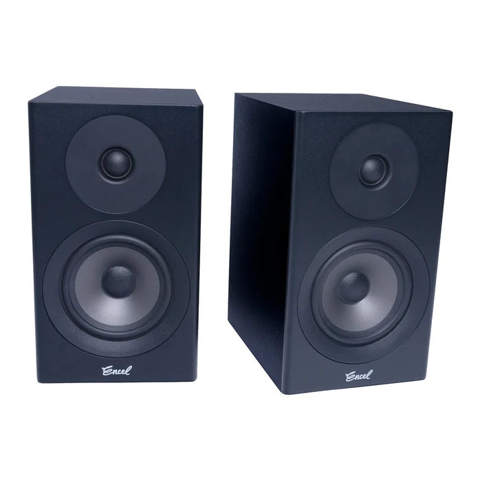 Encel Raw Gelati Bookshelf Speakers (Liquorice Black)