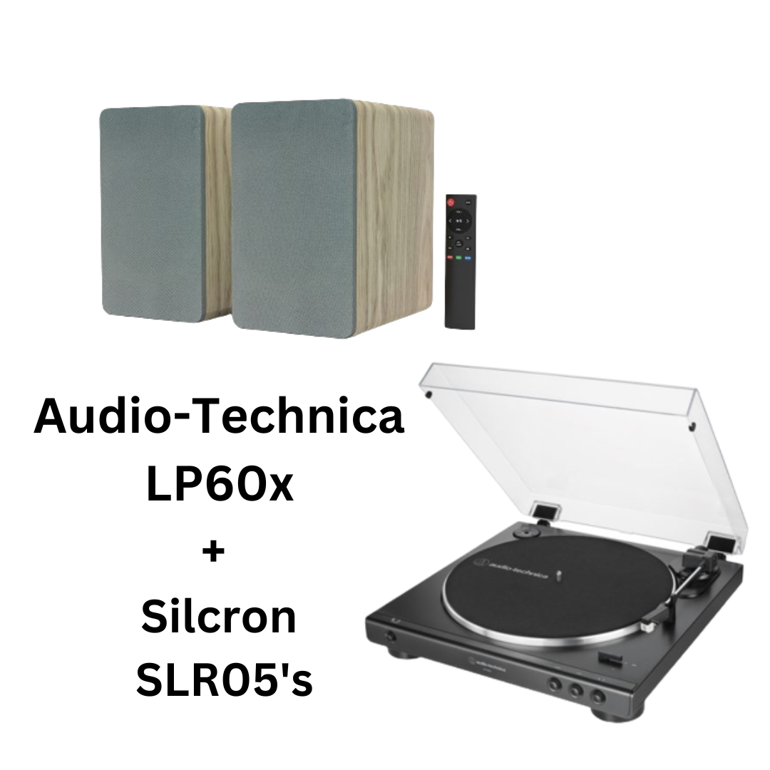 Audio-Technica LP60x & Silcron SLR05 Speakers
