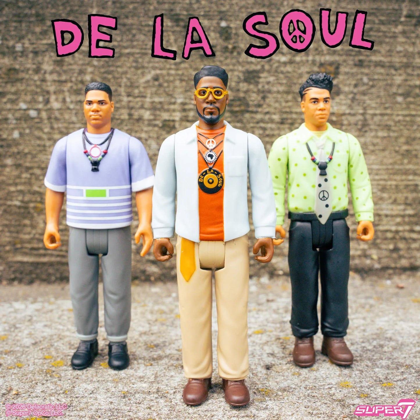 De La Soul ReAction Wave 1 Me, Myself & I 3-pack