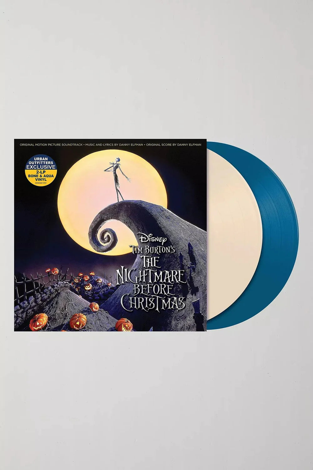 OST - Nightmare Before Christmas (Bone & Aqua coloured Vinyl)