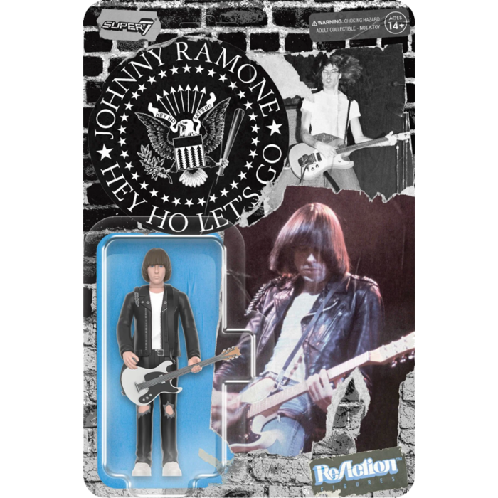 Ramones - Johnny Ramone (White Shirt) ReAction 3.75" Action Figure