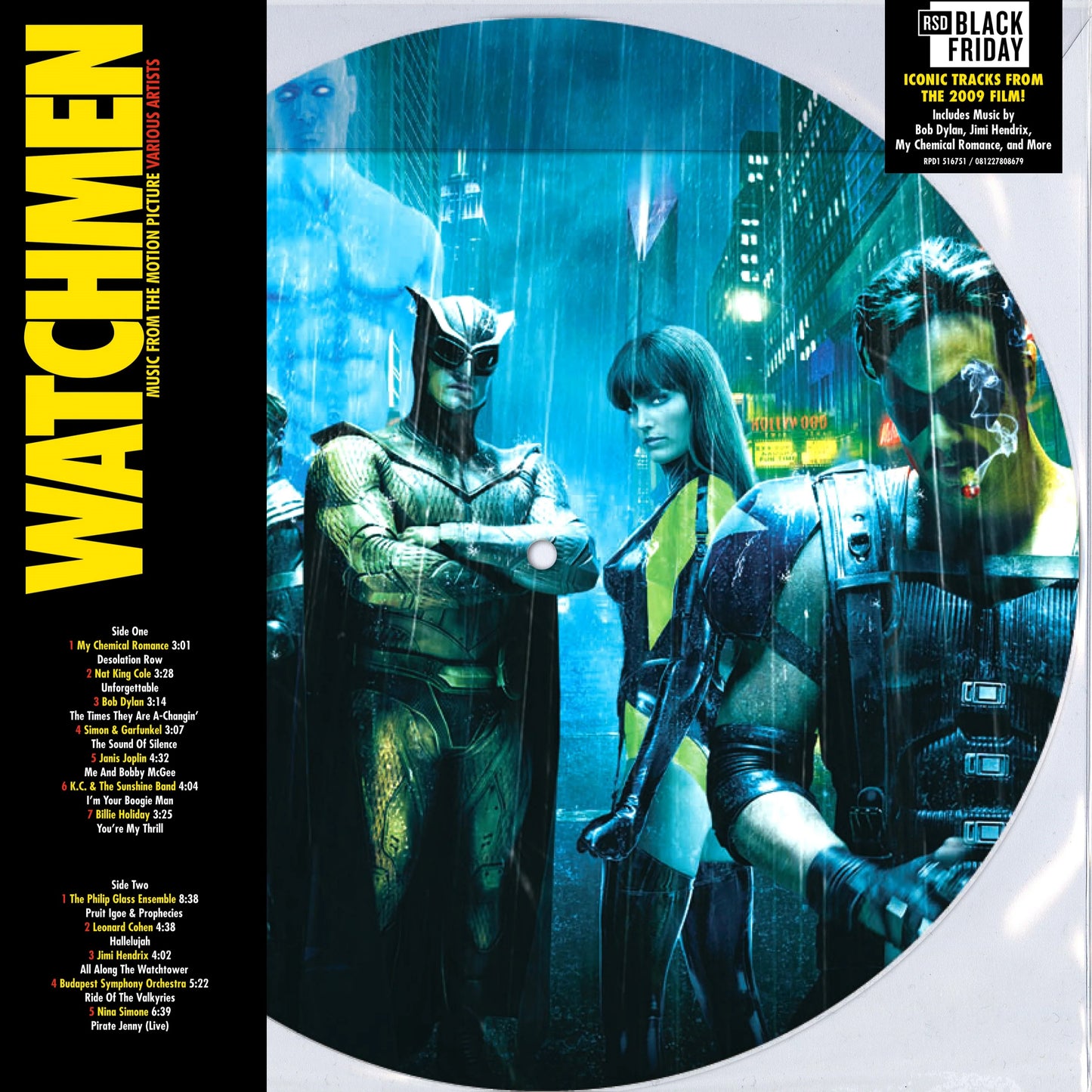 RSDBF2025 Various Artists - Watchmen (Original Soundtrack) (2025 BF RSD) (Limited Edition Picture Disc Vinyl LP)