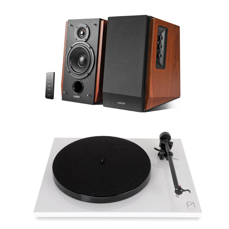 Rega Planar 1 & Edifier R1700BT + pre-amp PACKAGE DEAL