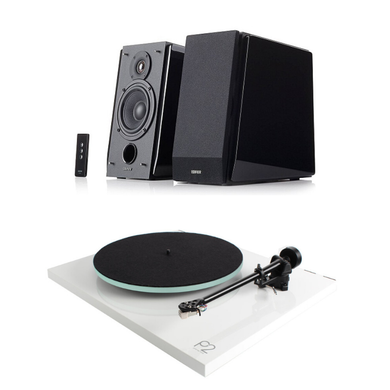 Rega Planar 2 & Edifier R1700BT + pre amp PACKAGE DEAL