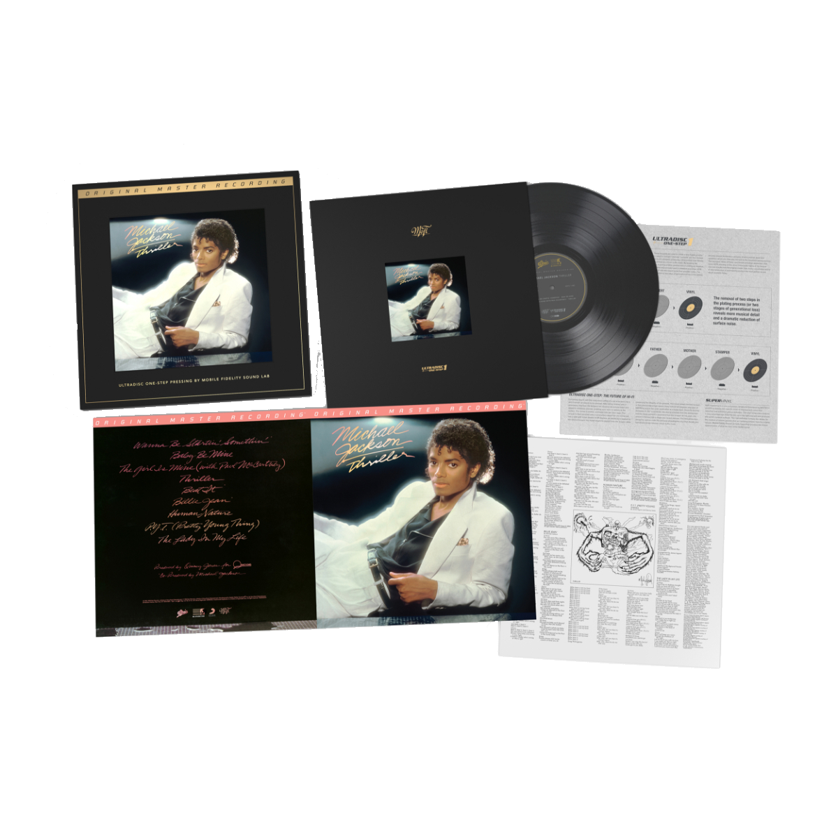 Michael Jackson - Thriller (MoFi 180g 33RPM LP Limited Numbered Ultradisc One-Step)