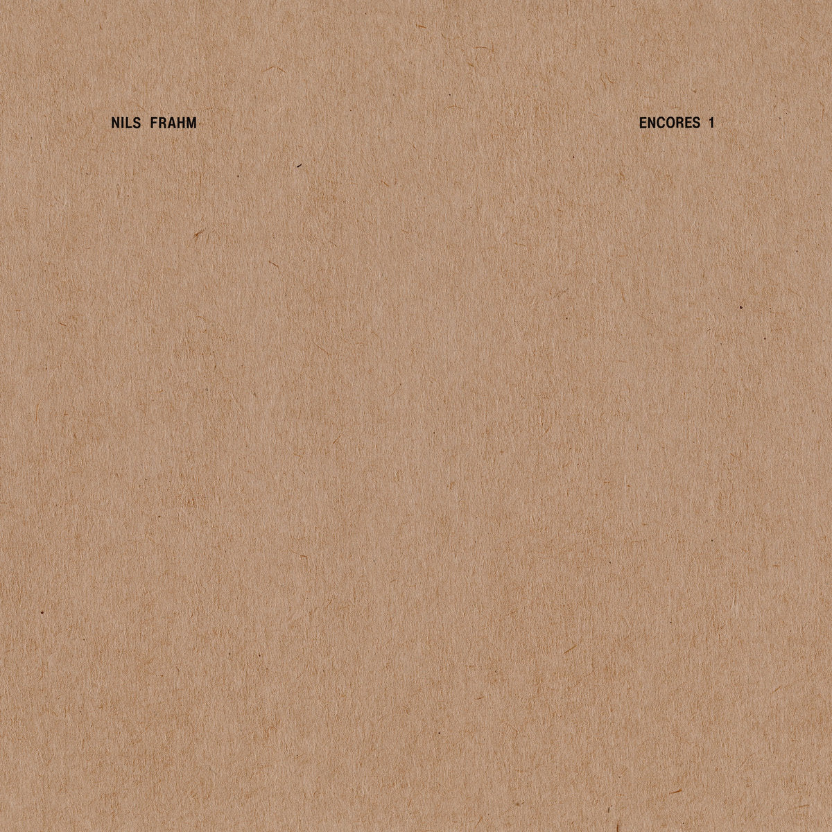 Nils Frahm - Encores 1
