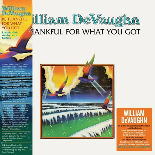William DeVaughn - Be Thankful For What You Got (50th Anniversary Pressing)