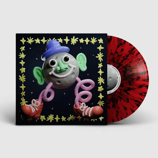 Psychedelic Porn Crumpets - Carpe Diem / Moonman (Red & Black Marbled)