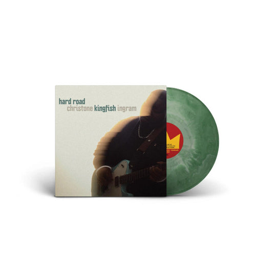 Christone Kingfish Ingram - Hard Road (LP, Green & White Splash)