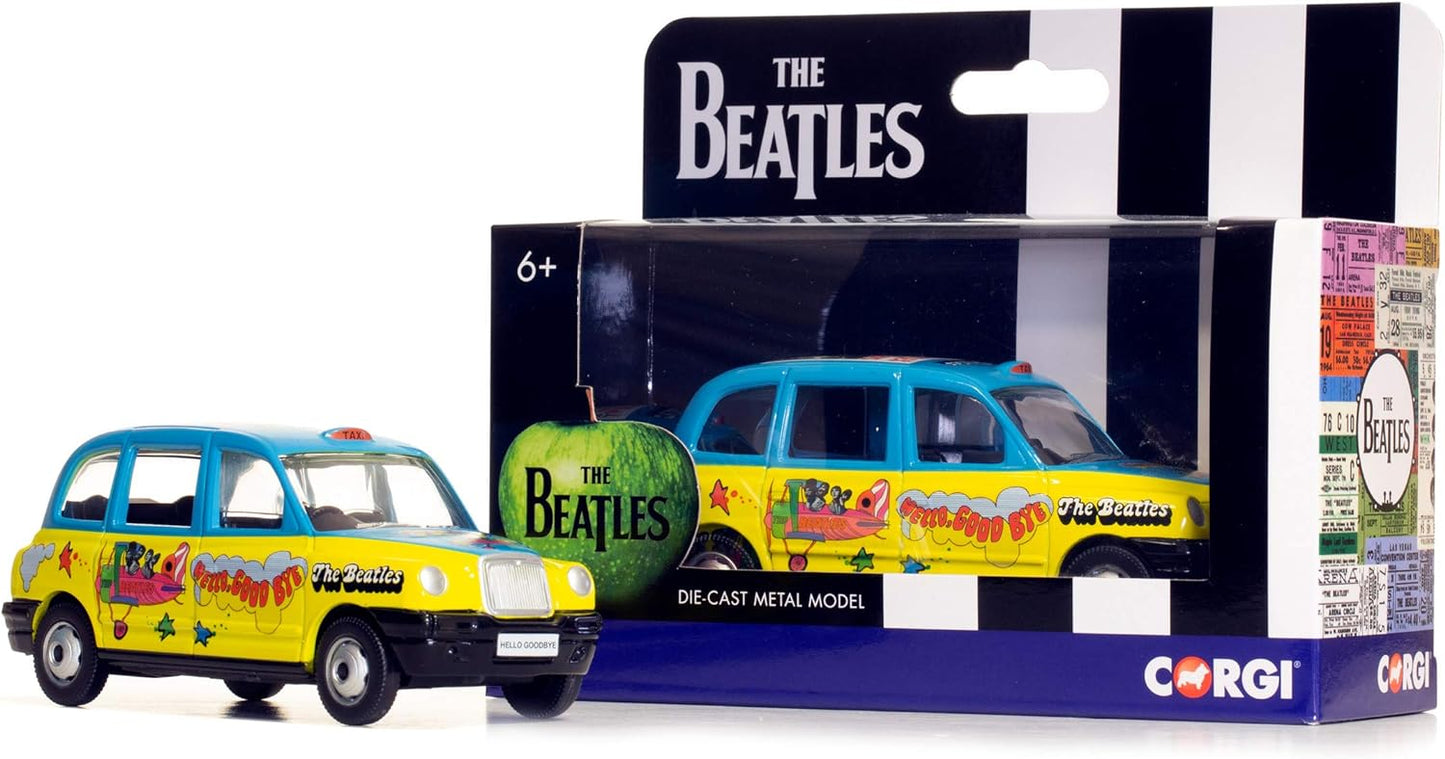 The Beatles London Taxi 'Hello, Goodbye' Die Cast 1:36 Scale