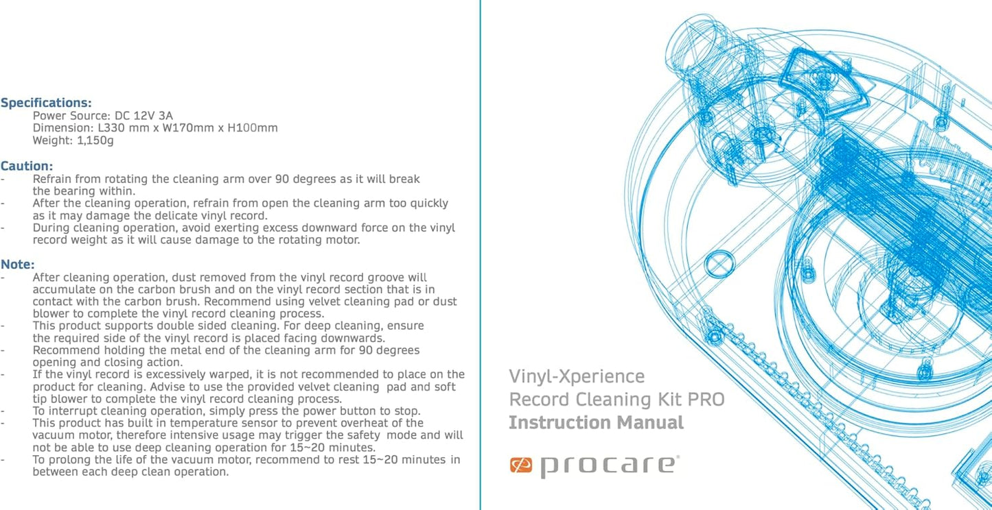 Procare Vinyl-Xperience Record Cleaning Kit PRO