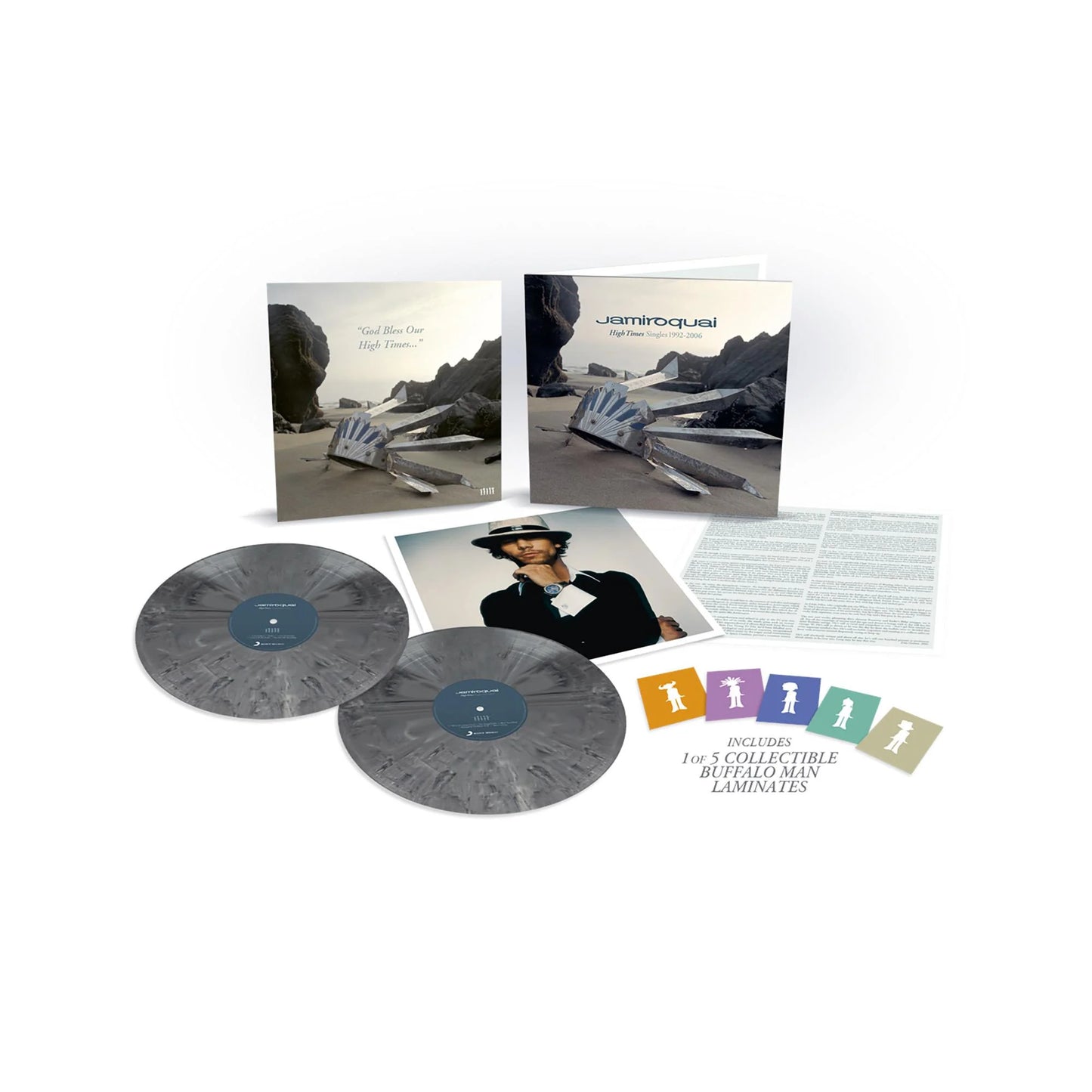 Jamiroquai - High Times Singles 1992-2006 (2025 Tour Edition 2LP Steel Coloured Vinyl)