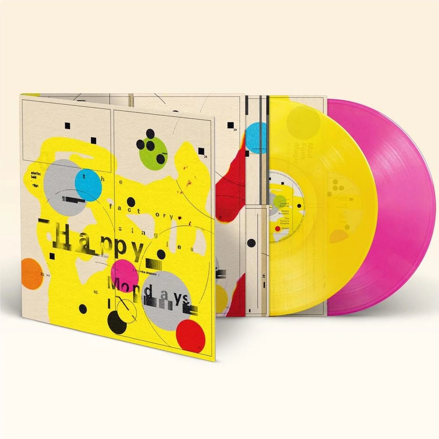 Happy Mondays - Factory Singles (Best Of) (Yellow and Magenta Pressing)