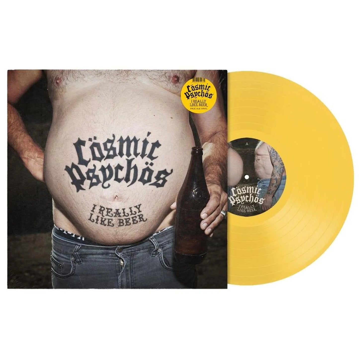 Cosmic Psychos - I Really Like Beer (Pale Ale Coloured Vinyl)