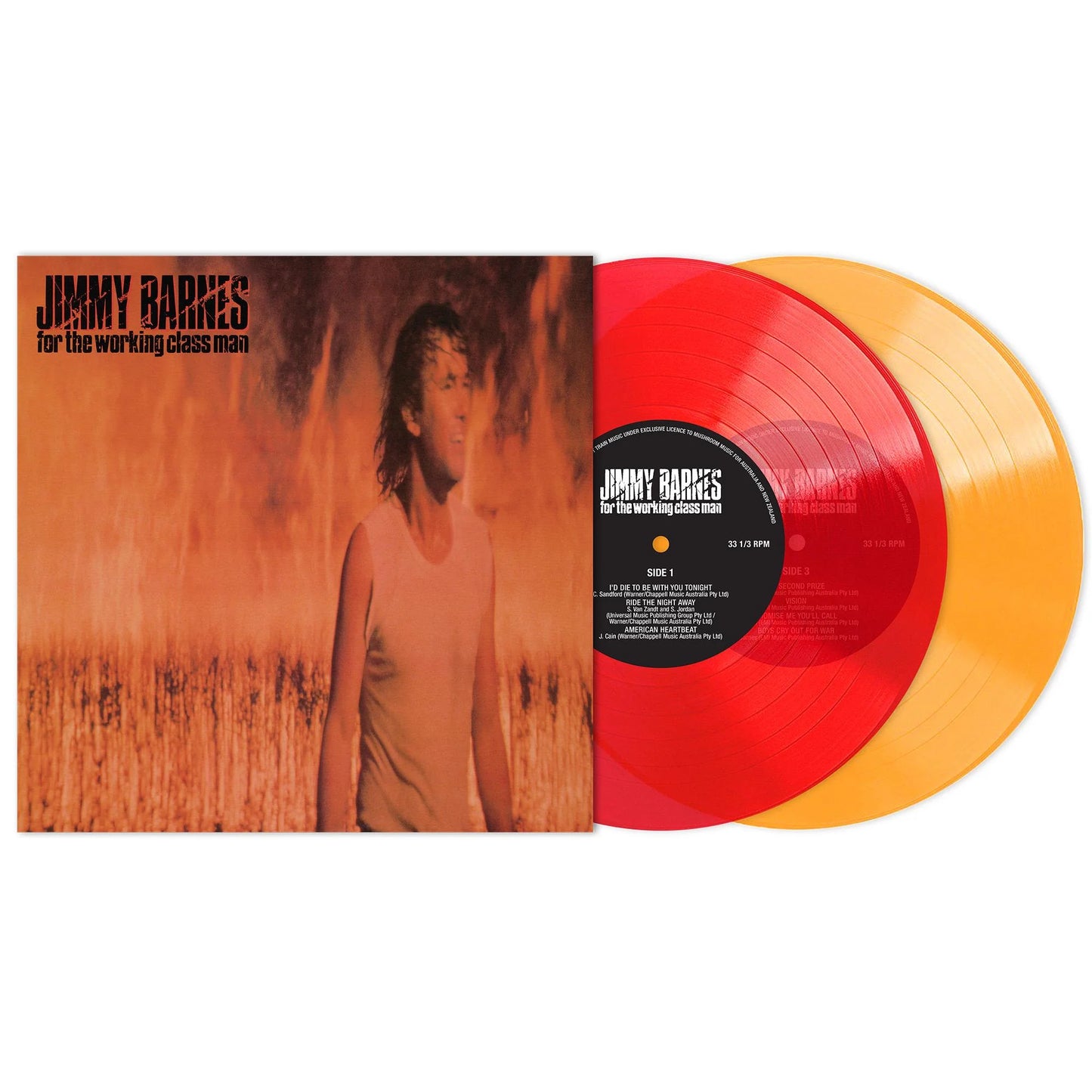 Jimmy Barnes - For The Working Class Man (40th Anniversary Transparent Red & Orange Vinyl)