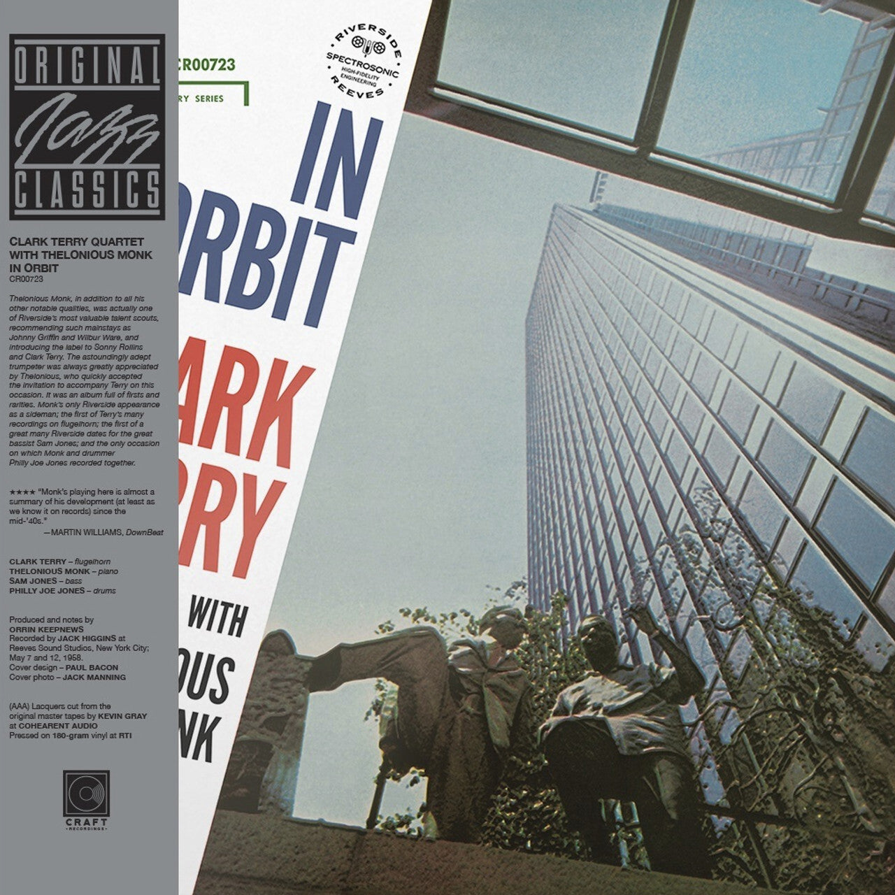 Clark Terry Quartet With Thelonious Monk - In Orbit (Original Jazz Classics Reissue)