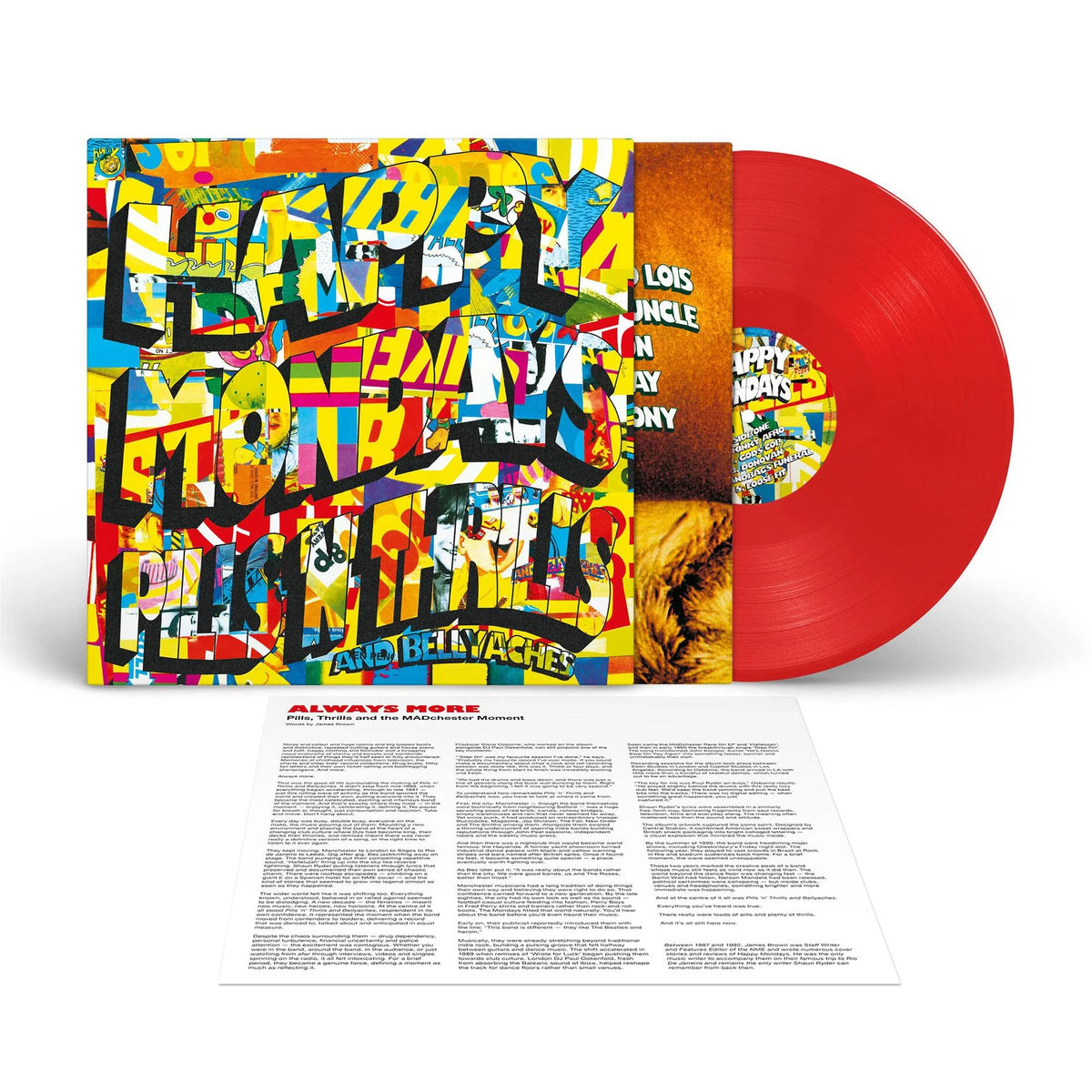 Happy Mondays - Pills ‘n’Thrills and Bellyaches (Vinyl, Limited Red Vinyl) (2026 Edition)