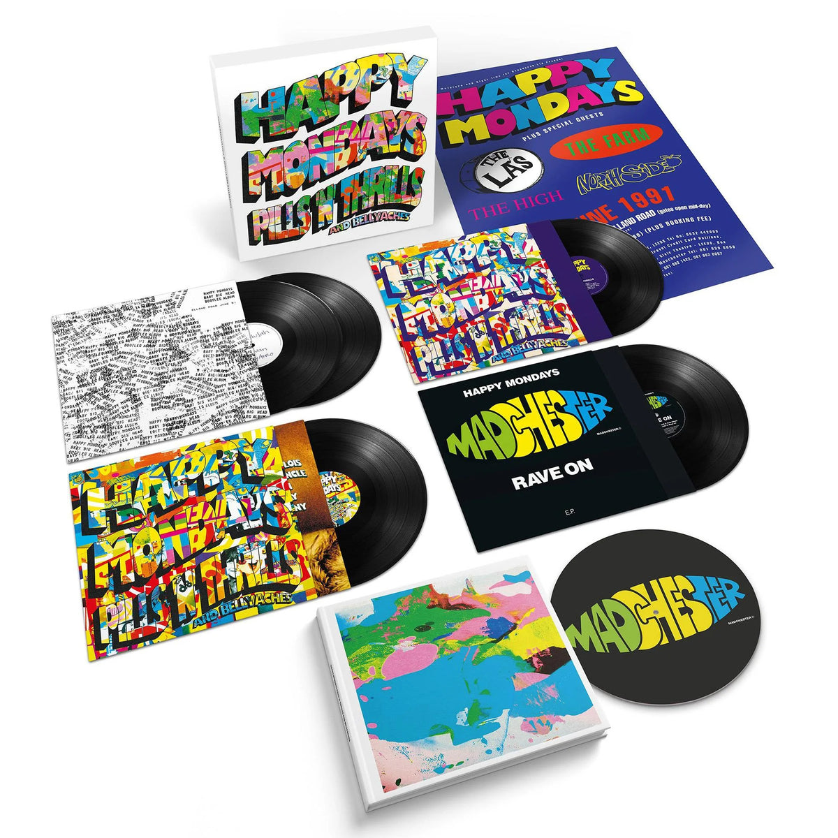Happy Mondays - Pills ‘n’Thrills and Bellyaches (Limited Deluxe Vinyl Edition, 5LP Set) (2026 Edition)
