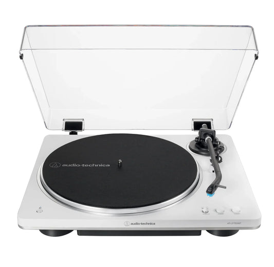 Audio Technica LP70X BT Fully Automatic Turntable w/ Bluetooth (White/Silver)