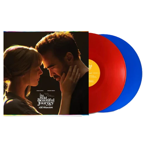 Joe Hisaishi - A Big Bold Beautiful Journey (Soundtrack) Red &amp; Blue Coloured 2LP Vinyl)