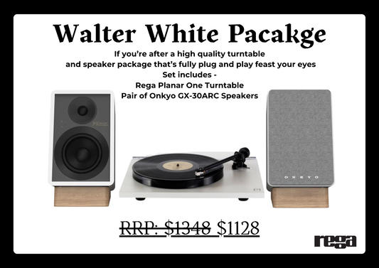 Rega Planar One & Onkyo GX-30ARC Powered Speakers