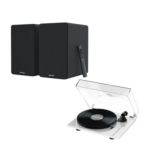 Pro-Ject E1 Turntable & Silcron SLR05 Speakers Package Deal