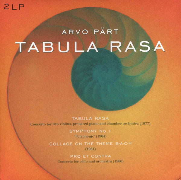 Arvo Part - Tabula Rasa/Symphony 2LP
