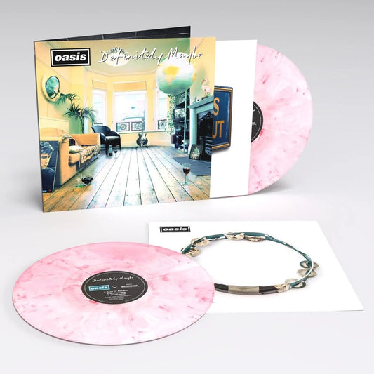 Oasis - Definitely Maybe ( 30th Anniversary Strawberries & Cream Coloured 2LP Viny)