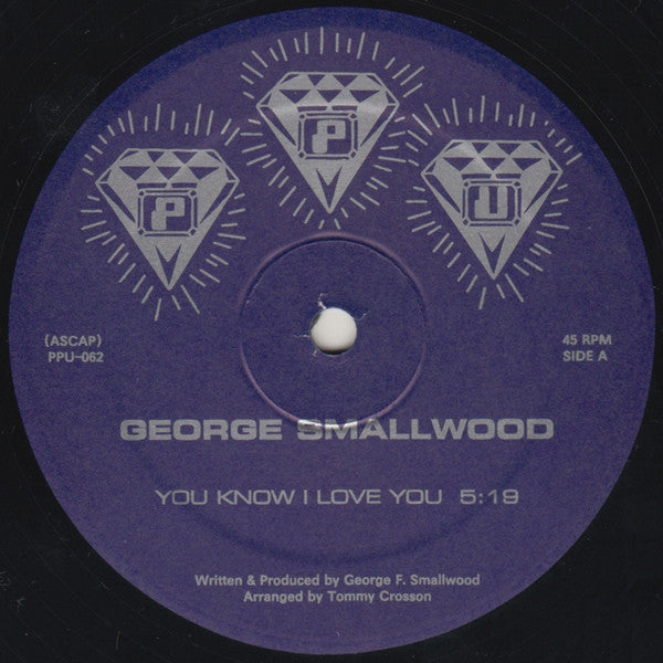 George Smallwood - You Know I Love You (12" Single)