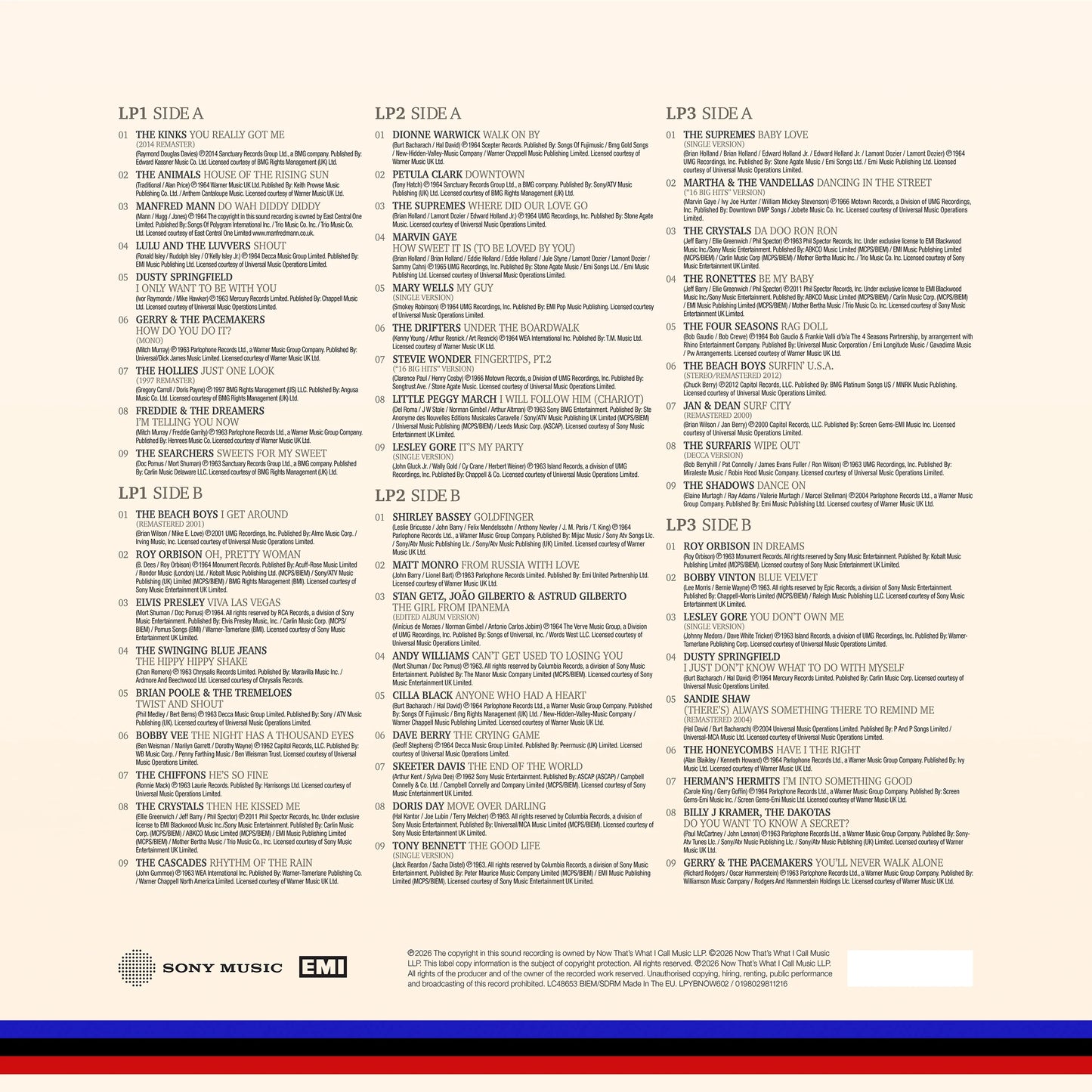 V/A - Now Presents: 60s Vol.2 :1963-1964 (3LP)