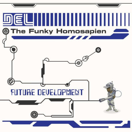 Del The Funky Homosapien - Future Development (LP, Metallic Blue Coloured Vinyl)