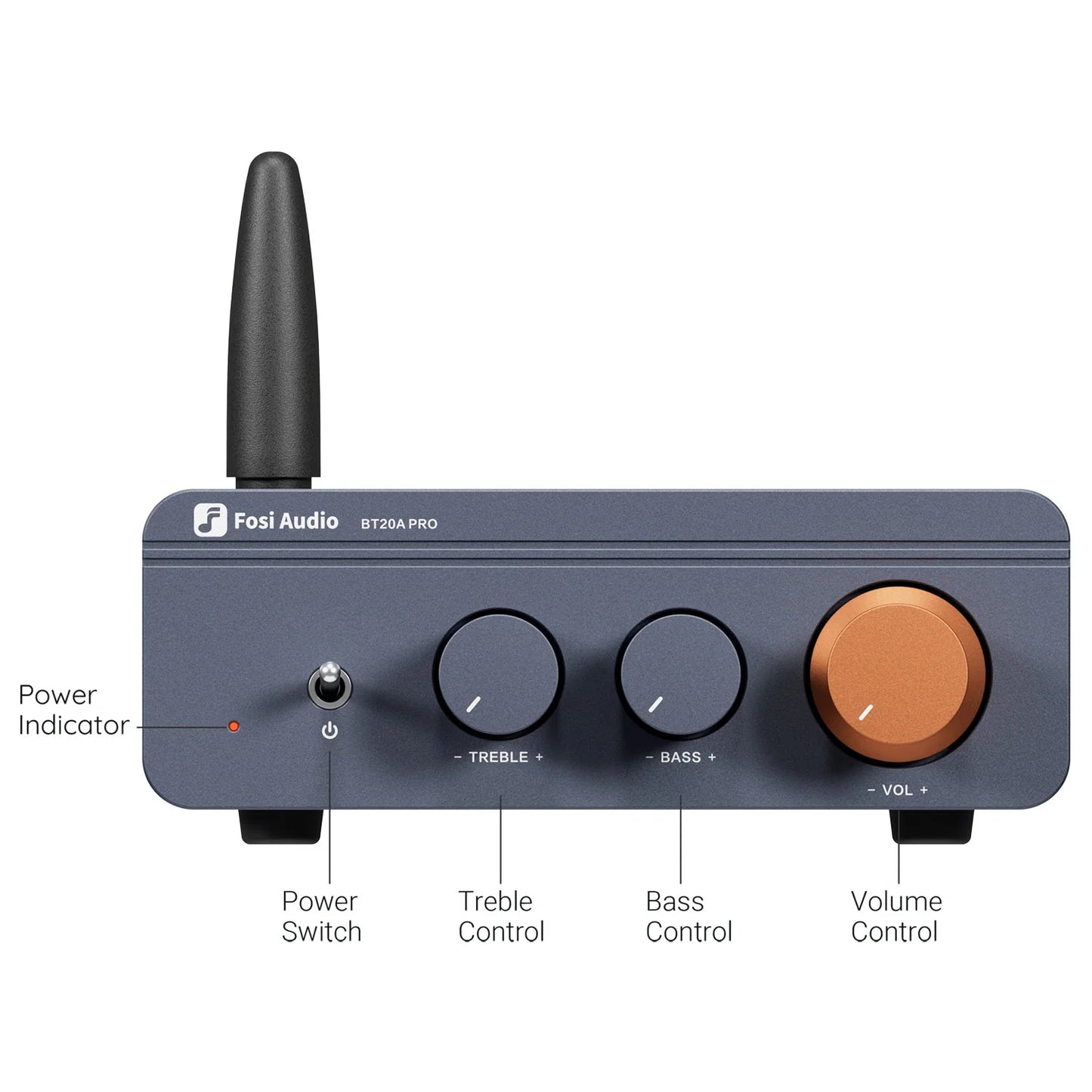 Fosi Audio BT20A Pro Bluetooth Integrated Amplifier
