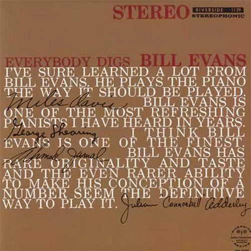 Bill Evans - Everybody Digs ((Analogue Productions Reissue) - 2LP (45rpm) - Deluxe 180g Audiophile Vinyl)
