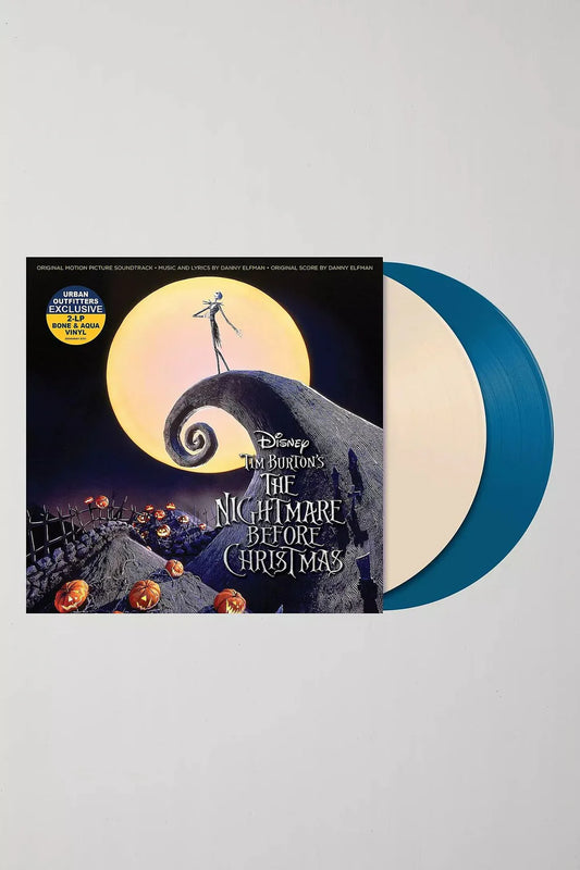 OST - Nightmare Before Christmas (Bone & Aqua coloured Vinyl)