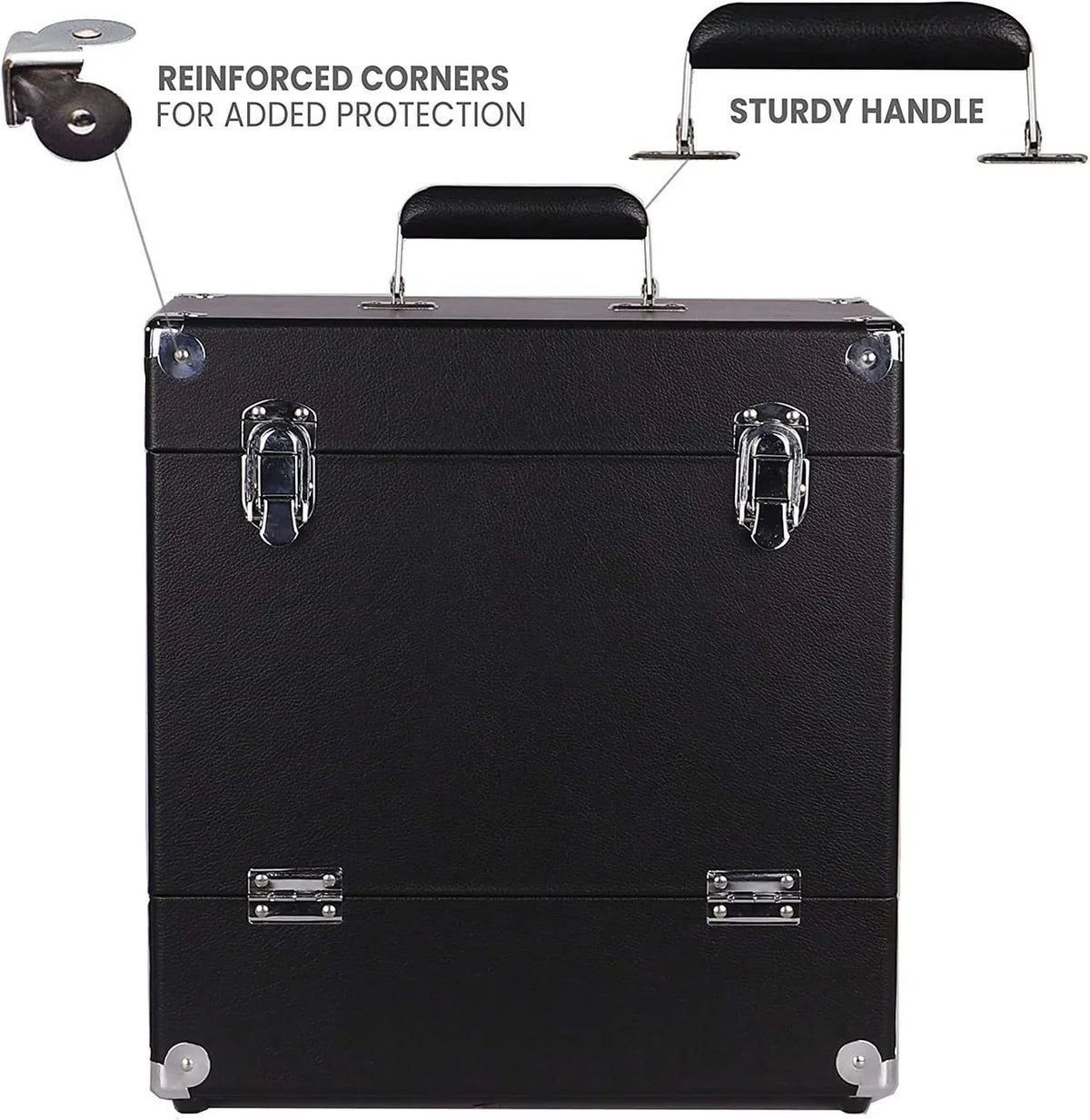 Retro Musique - 12" LP Vinyl Storage Case