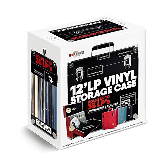 Retro Musique - 12" LP Vinyl Storage Case