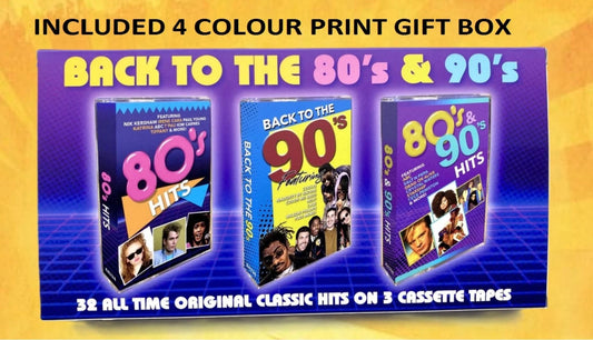 3 Cassette Pack - 80s, 90,s 80s/90s