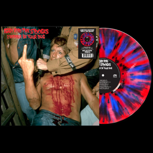 Iggy Pop and The Stooges - I Wanna Be Your Dog (Red/Blue/Black Splatter Vinyl)