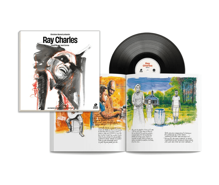 Ray Charles - Vinyl Story ( Hardcover Comic Book + LP )